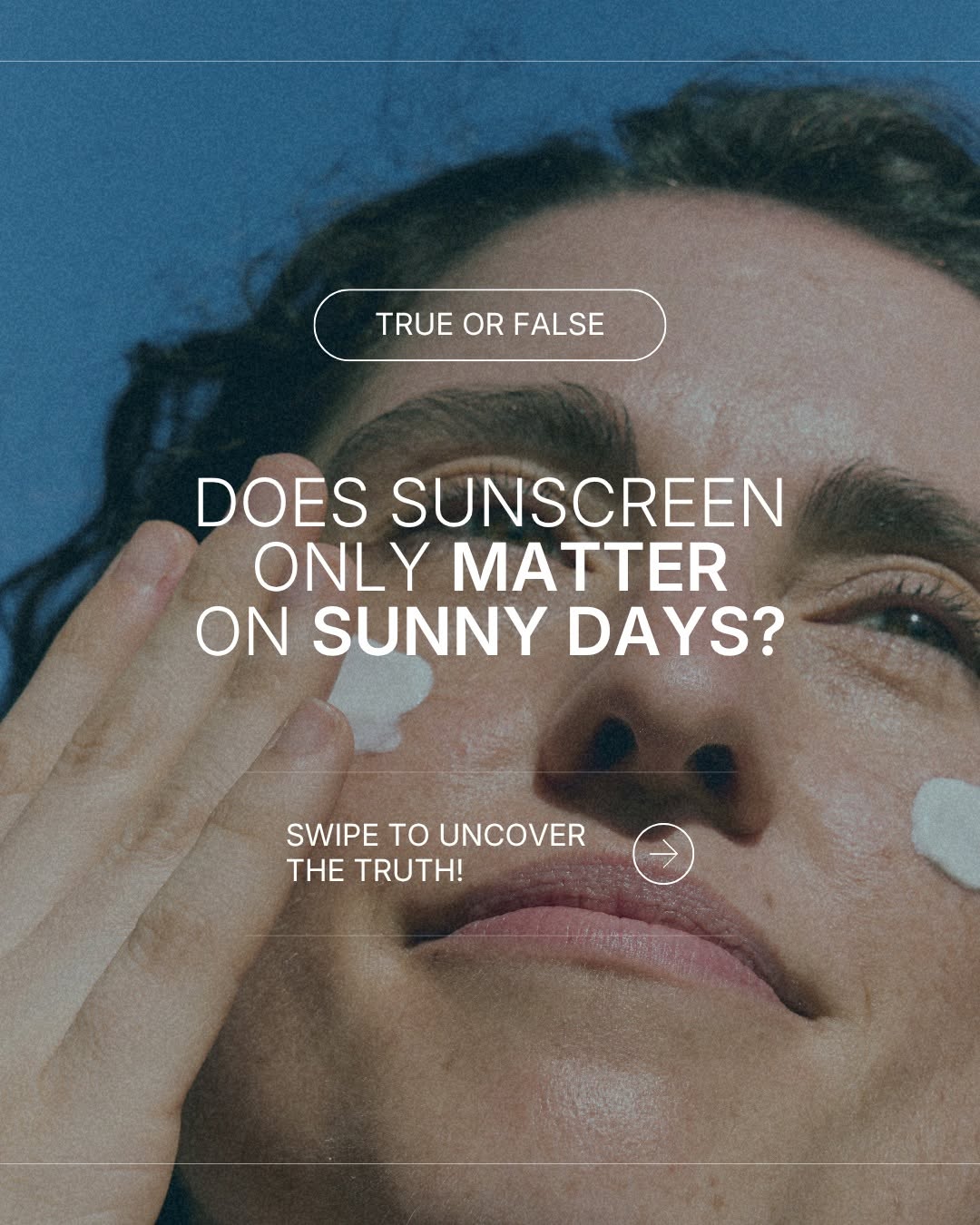 Instagram post by Dr. Debra Babich: 🌞 Daily SPF is crucial! Let's break the myth of only wearing it on sunny days. ☁️ Protecting your skin should be a daily habit, regardless …