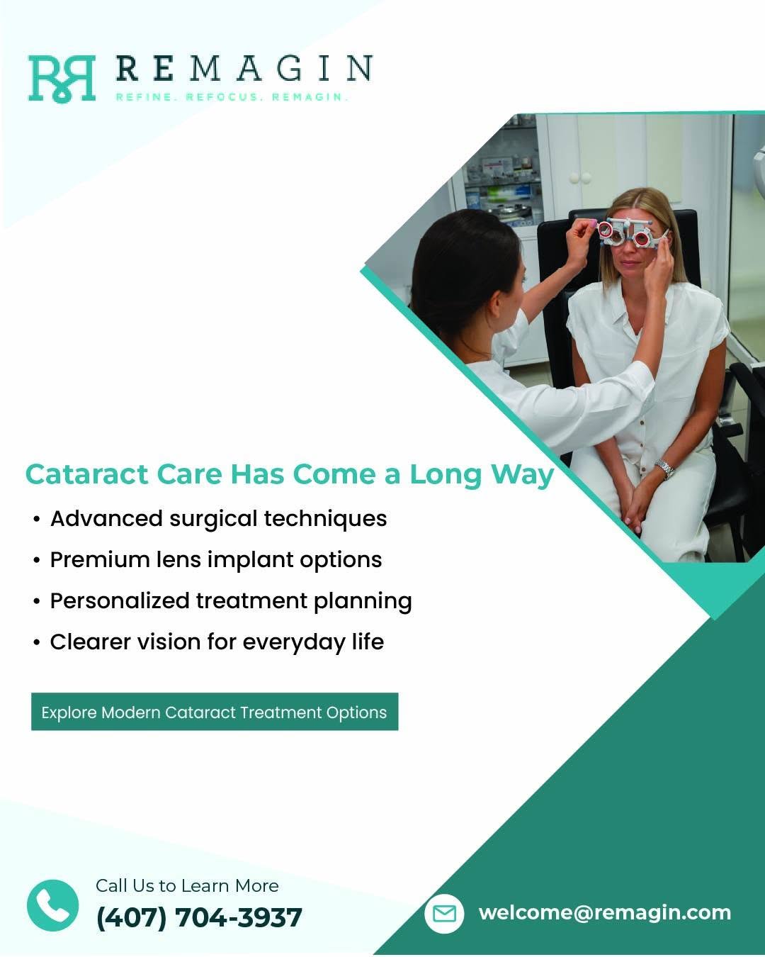 Instagram post by Dr. Deepak Raja: Modern cataract surgery offers more than just the removal of a cloudy lens. Today's treatment options are designed to improve vision while s…