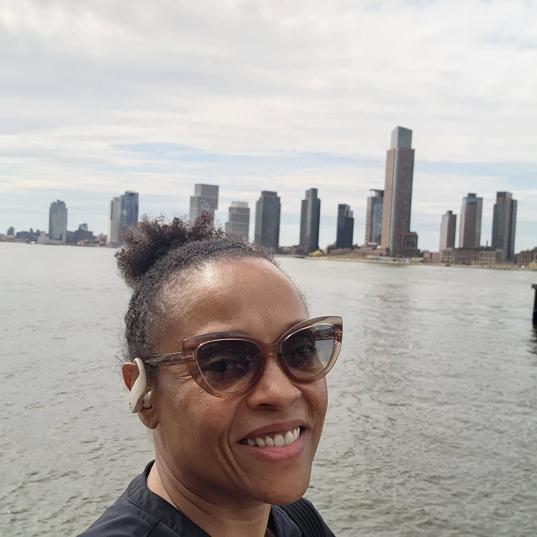 Instagram post by Dr. Dina D. Strachan: Lunch break-- when you remember you live on an island. Happy April 1st! #dermatologist #lunchbreak #happyapril