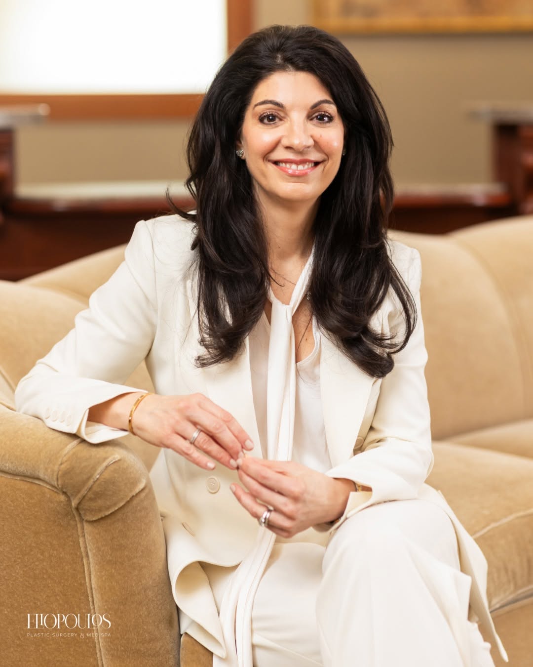 Instagram post by Dr. Dina Eliopoulos: It's Dr. Eliopoulos's team here to wish her a Happy National Doctor's Day! Thank you for being the most inspiring leader and for your unwave…
