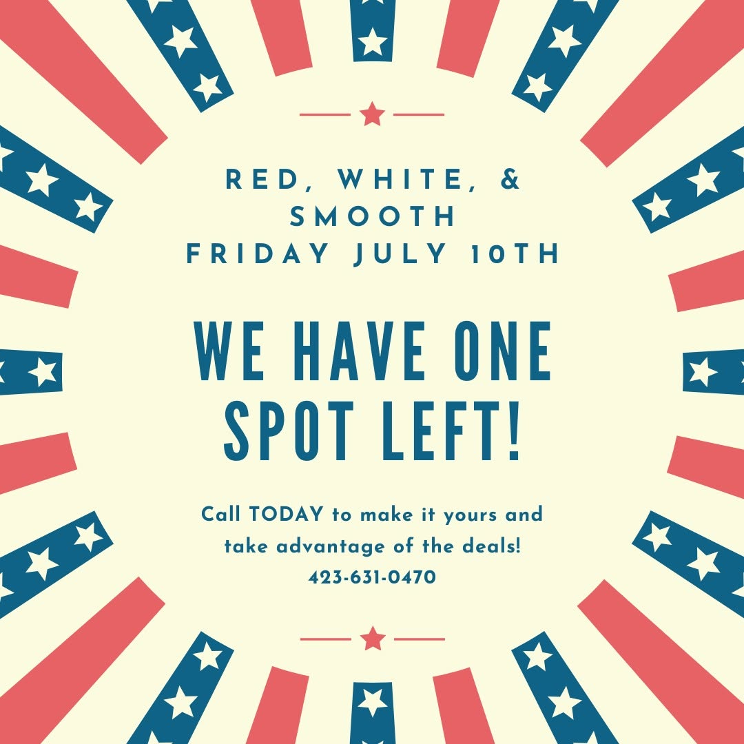 Instagram post by Dr. Donald Clemons: ✨ LAST CHANCE ✨ We have ONE spot left to take advantage of our Flash Sale this Friday July 10th! ❤️🤍💙 Call TODAY to make it yours! ☎️⏳ 423…