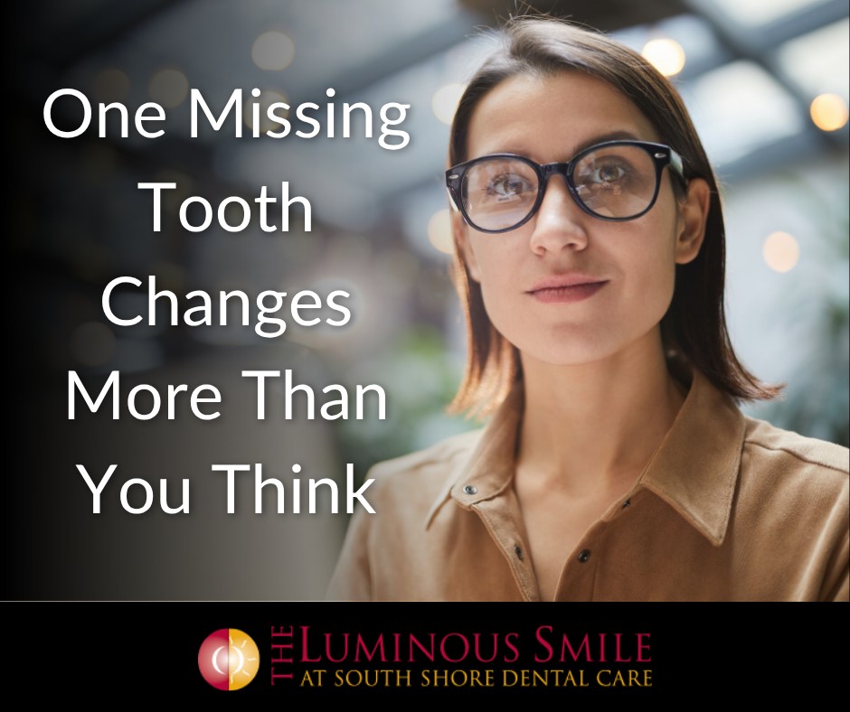 Instagram post by Dr. Dory Stutman, DDS: Replacing missing teeth protects your bite, supports bone health, and restores lasting confidence.