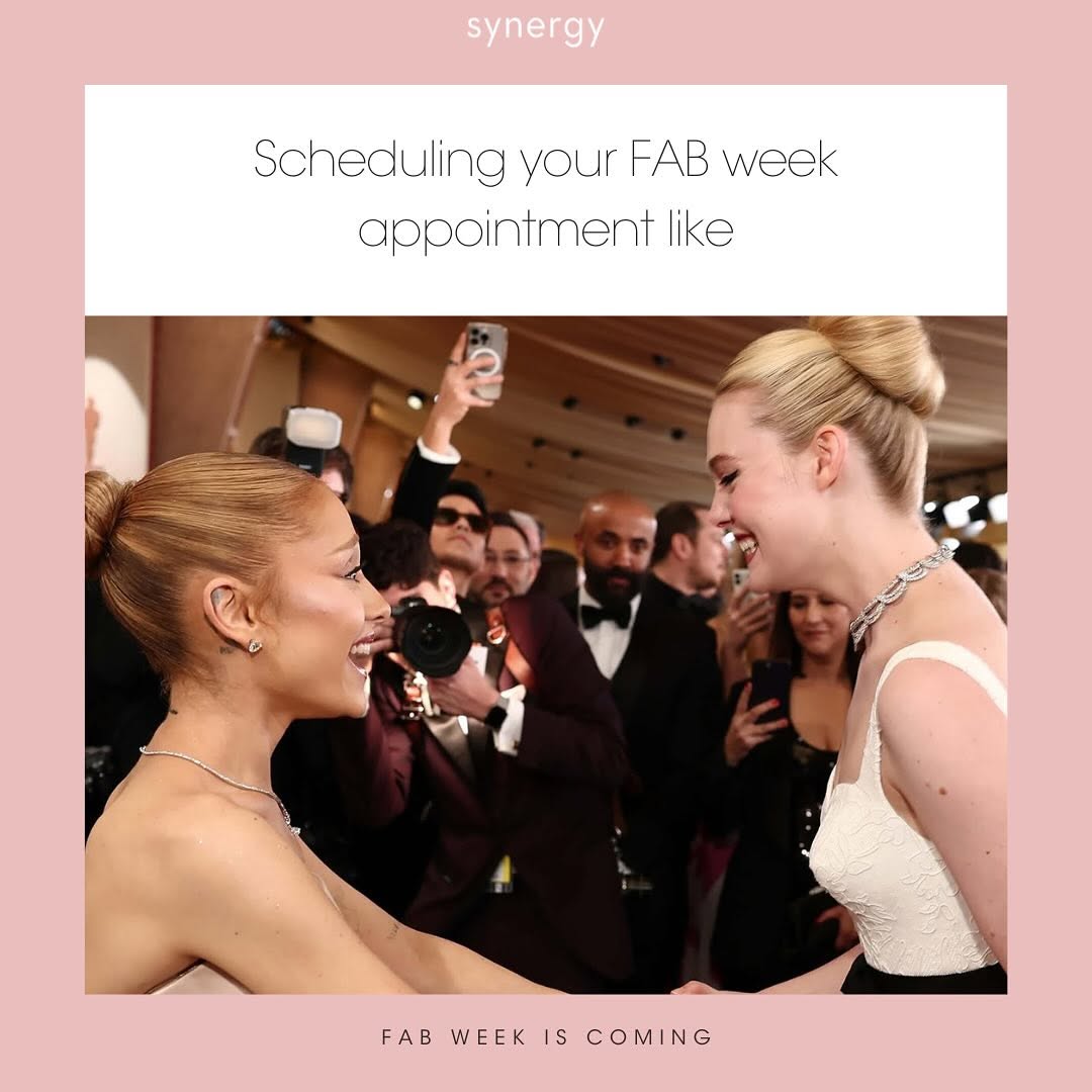 Instagram post by Dr. Duncan B. Hughes: ✨💖🌸FAB WEEK IS COMING🌸💖✨ Get ready for an unforgettable time at Synergy – FAB Week is almost here! 📅 From March 10 - 22, enjoy incredib…