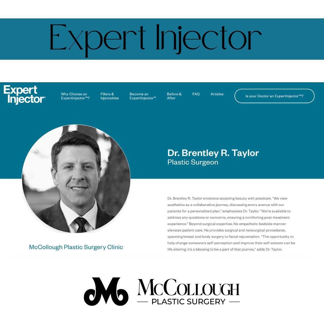 Instagram post by Dr. E. Gaylon McCollough: Guess who else is an Expert Injector? Dr. Taylor! Learn more about his expertise in his profile - Link in bio! #expertinjector #plasticsurge…
