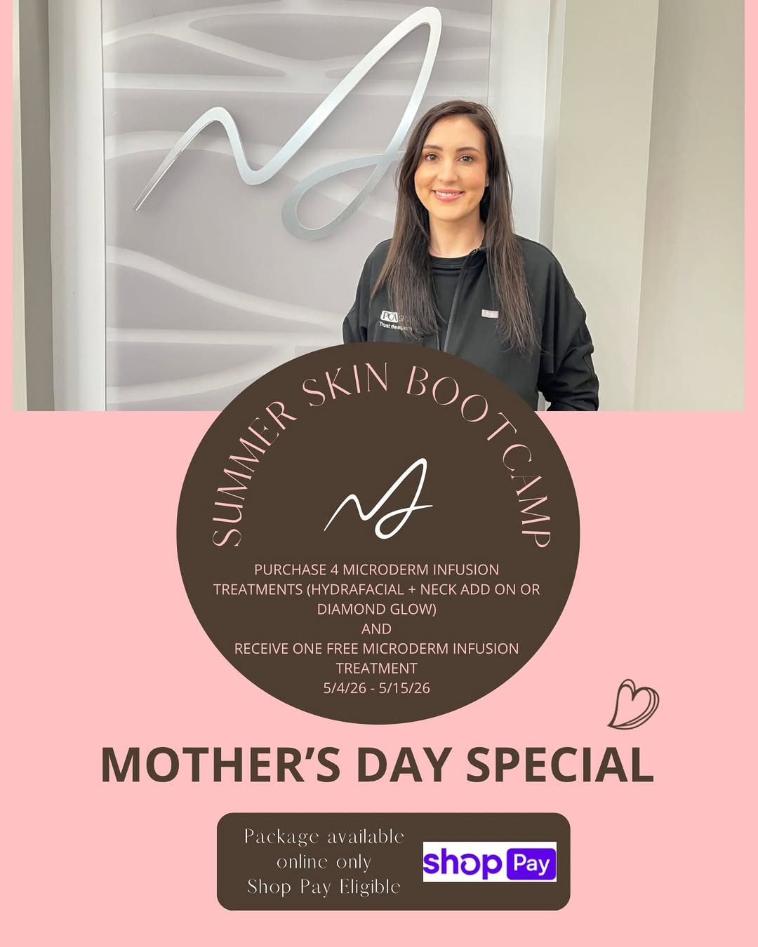 Instagram post by Dr. Edgar Sinai Macias: 💐 Mother’s Day Special 💐 • Buy 4 Hydra facial + neck add on & receive one free • Buy 4 Diamond Glow & receive one free Special ends May 15…