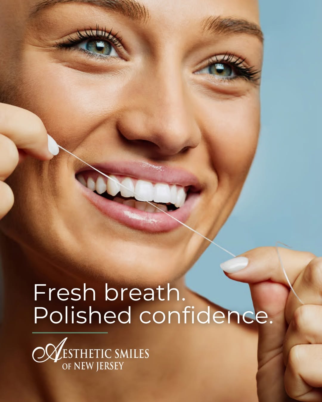 Instagram post by Dr. Edward A. Romano, DDS: Fresh breath is part of a polished, confident smile. At Aesthetic Smiles of NJ, we believe the foundation of any beautiful smile starts with…