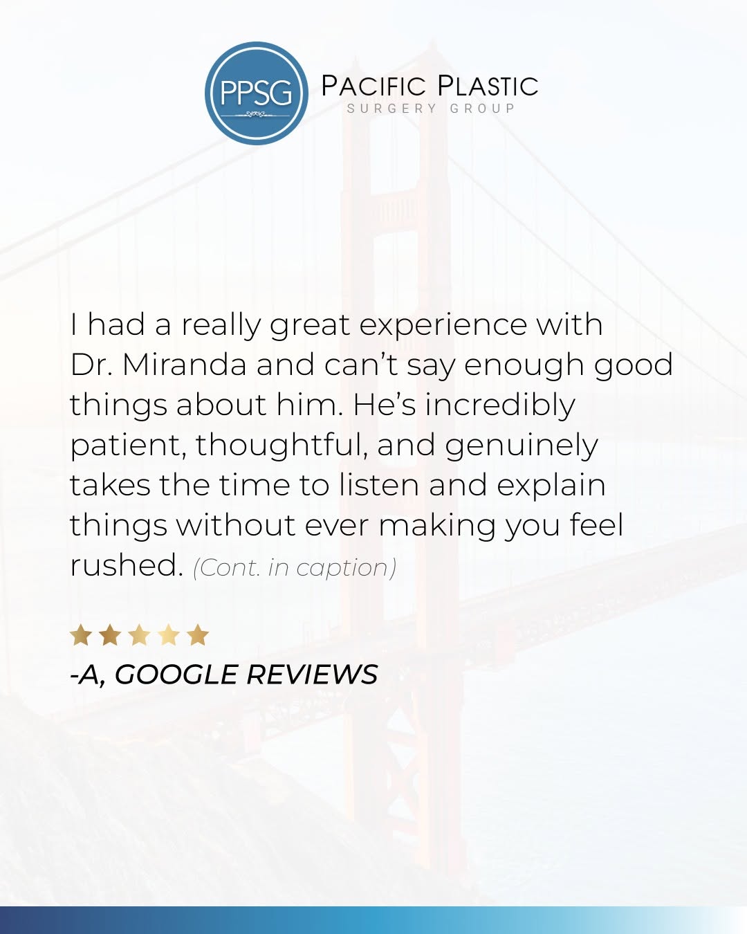 Instagram post by Dr. Edward P. Miranda: “...What meant the most to me was how patient-centric his care really is. He personally spoke with two different primary care doctors to hel…