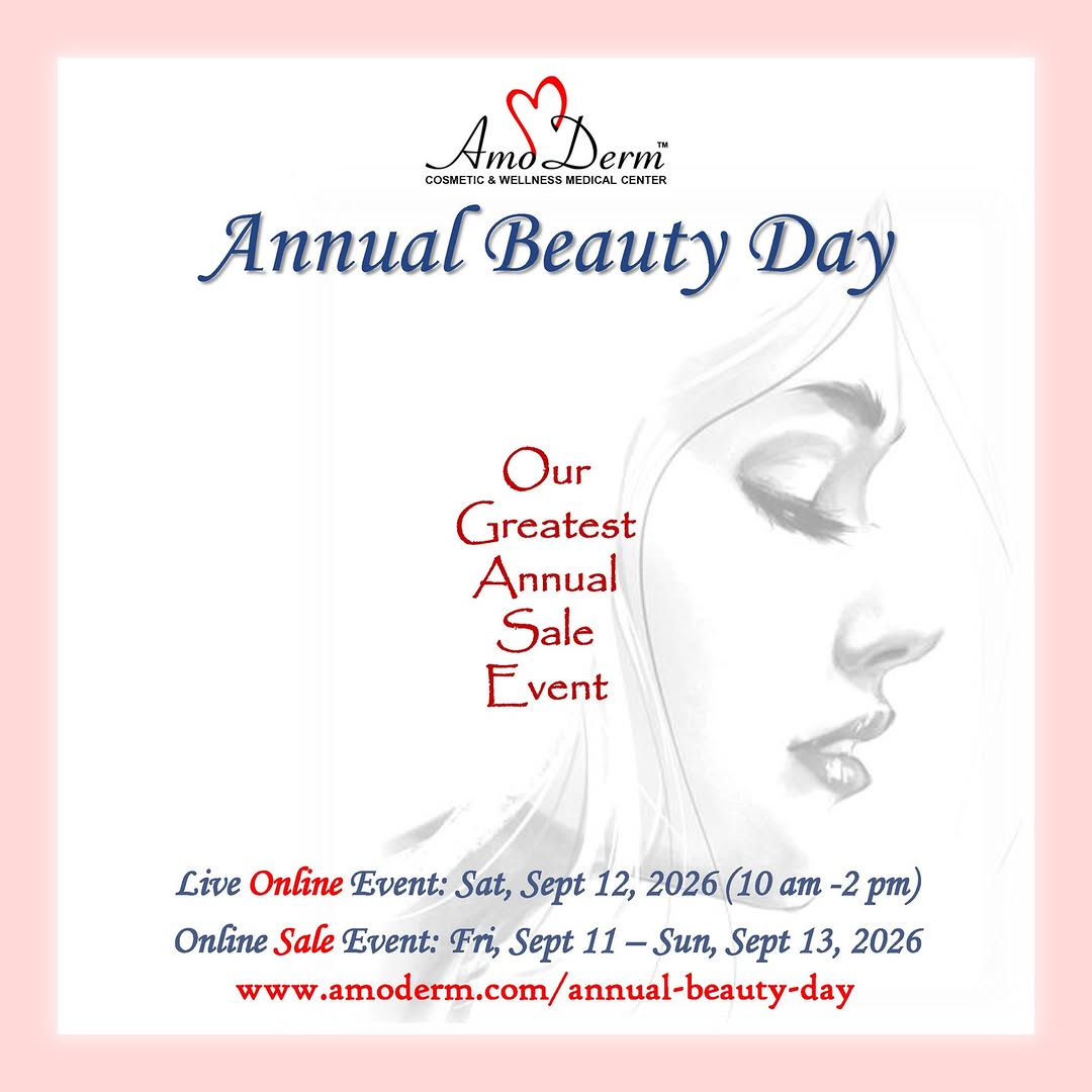 Instagram post by Dr. Elham Jafari: Reminder: Invitation to Amoderm Annual Beauty Day π Amoderm Cosmetic & Wellness Medical Center is once again proud to announce its Annual Bβ¦