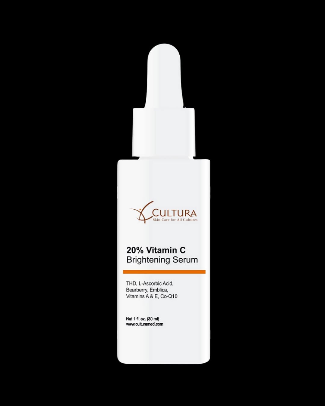 Instagram post by Dr. Eliot Battle: Cultura 20% Vitamin C Brightening Serum combines Vitamin C, arbutin, emblica, bearberry extract, CoQ10, and Vitamin E in one lightweight for…