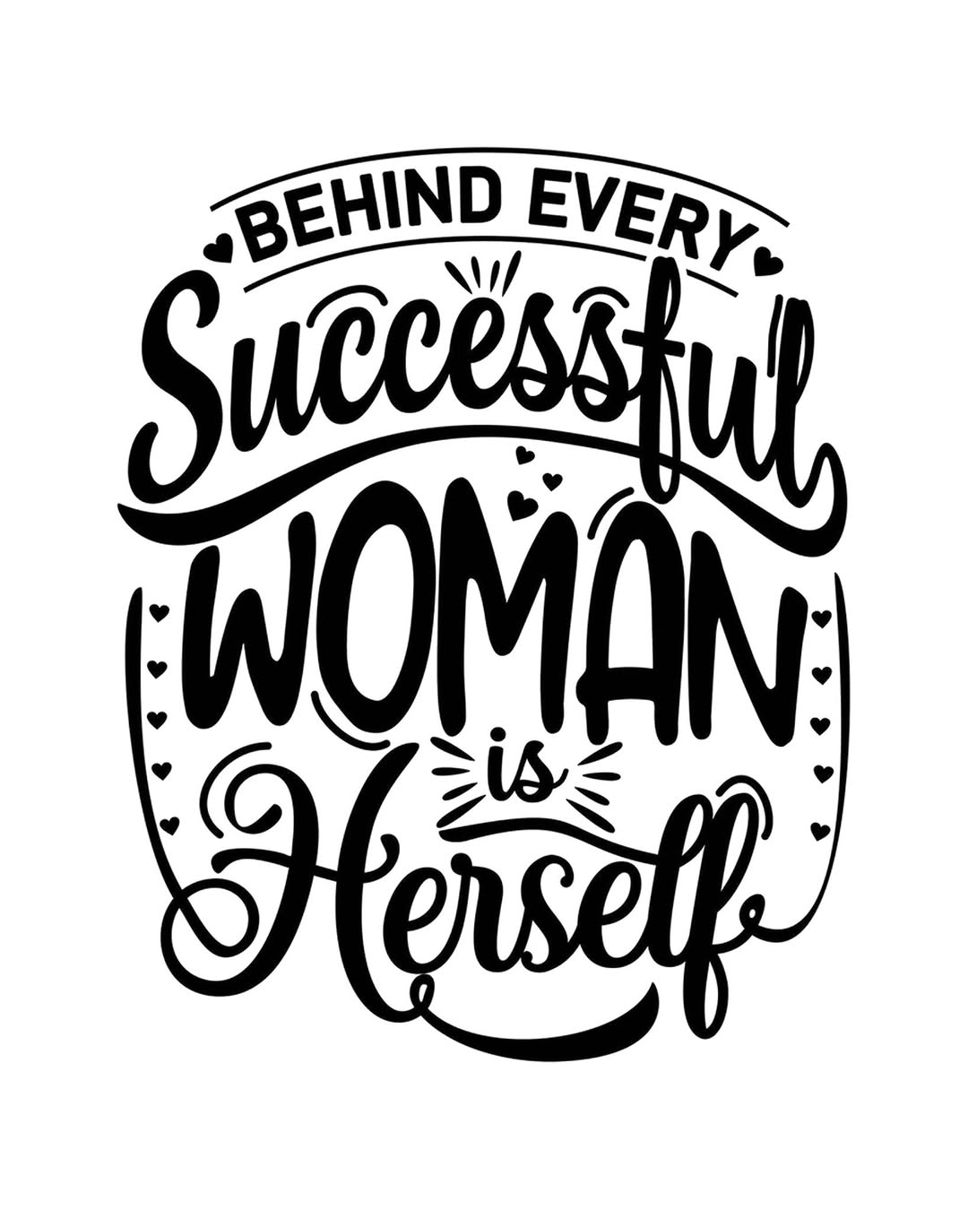 Instagram post by Dr. Eliot Battle: Behind every successful woman is herself. Her ideas, her passion, her confidence, her kindness, and that little voice inside reminding her t…