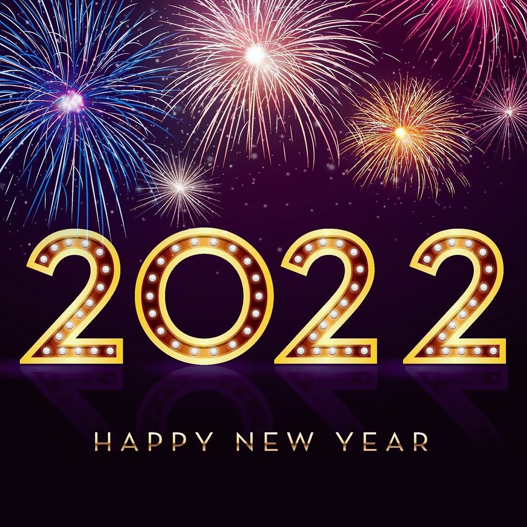Instagram post by Dr. Elyse Rafal: Have a happy & healthy New Year! On behalf of all of us at Rafal Dermatology, we wish you a joyous New Year 🎆 2022 shall bring health and h…