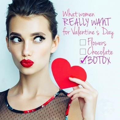 Instagram post by Dr. Elyse Rafal: Lips & Lines SPECIAL 💋💉 Treat your valentine to smooth skin and plump lips with our holiday special! We are offering 10% off Botox and Juv…