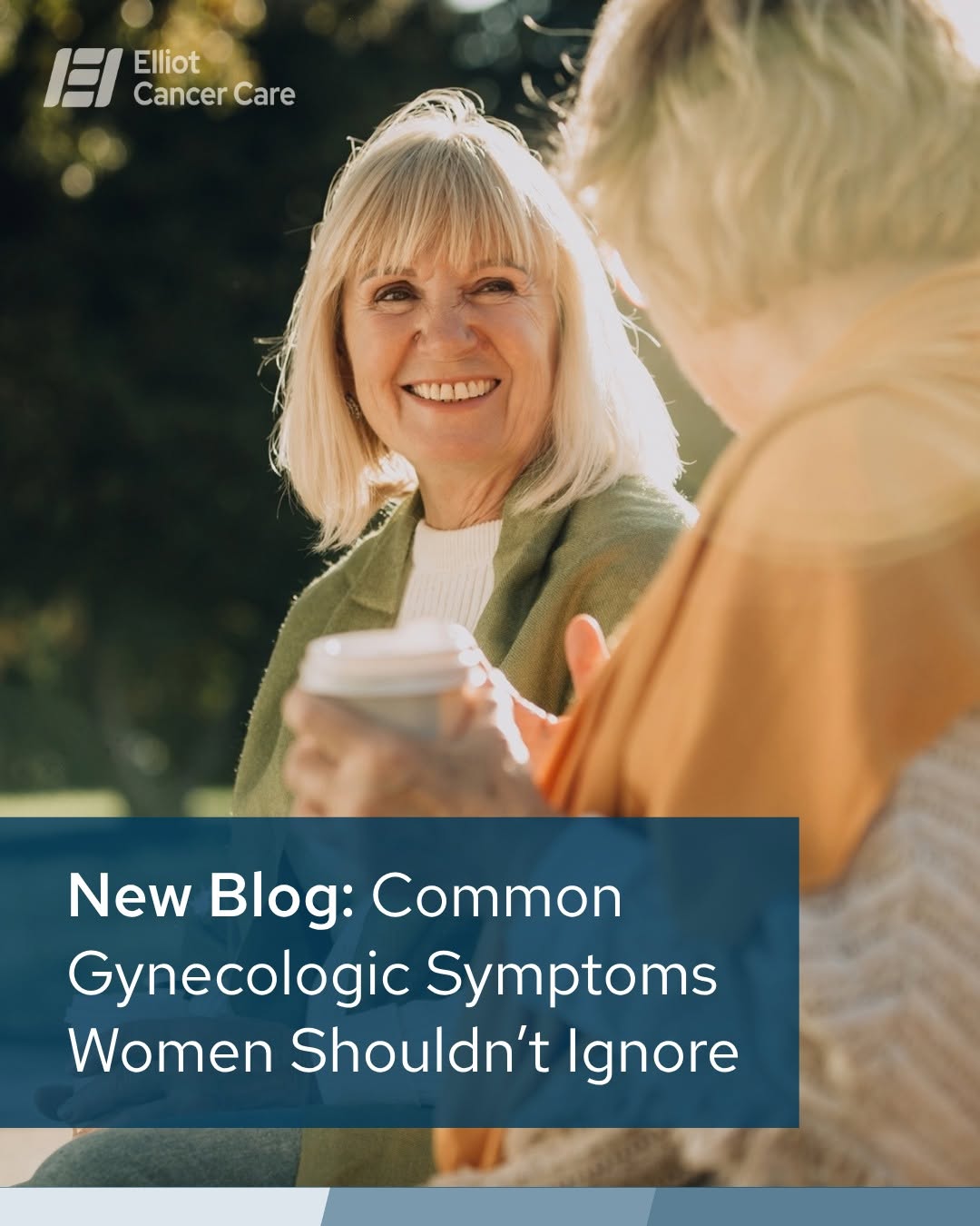 Instagram post by Dr. Emese Kalnoki: Did you know that some gynecologic cancers do not have routine screening tests for women at average risk? Symptoms such as bloating, pelvic …