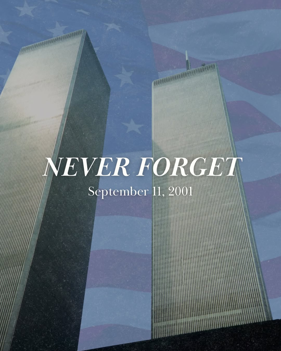 Instagram post by Dr. Emily B. McLaughlin: Today we honor and remember the lives lost September 11, 2001. 🇺🇸 #neverforget