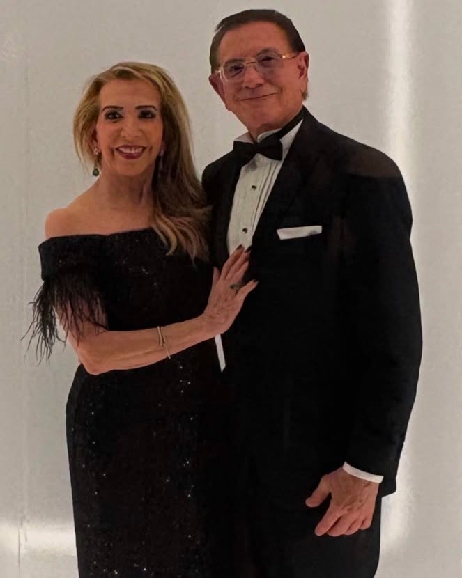 Instagram post by Dr. Enrique L. Gomez: Washington DC with Dra. Genie Legorburu. President Trump 47th President of the United States of America.