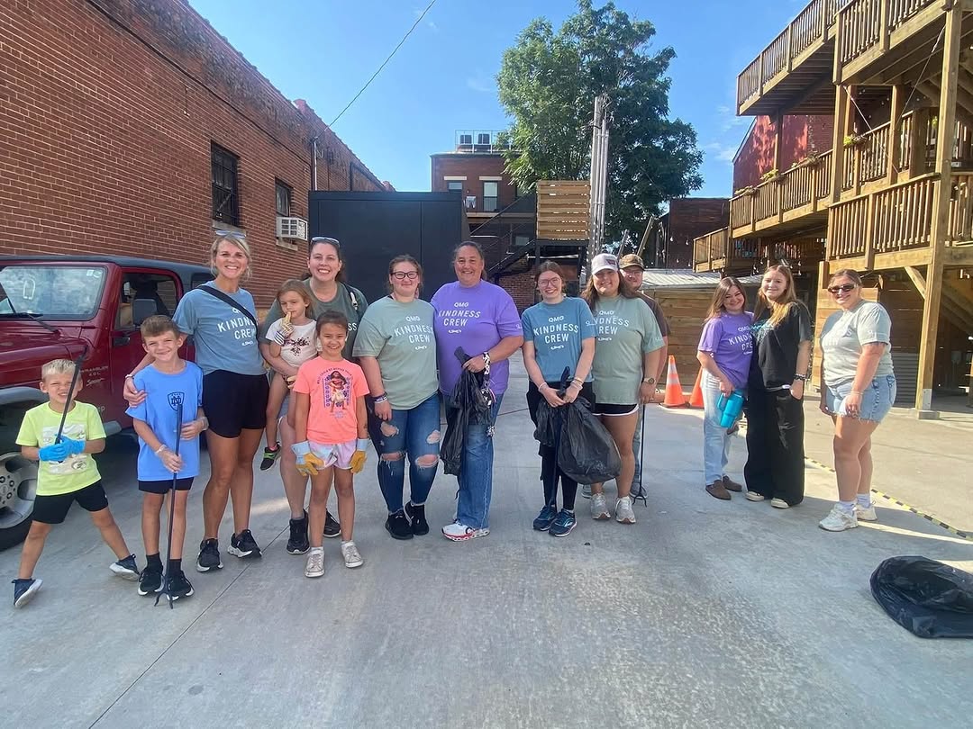 Instagram post by Dr. Eric Fynn-Thompson: Our QMG Kindness Crew was out and about in downtown Quincy this weekend! The crew joined The District’s Fall Cleanup and spent the morning l…