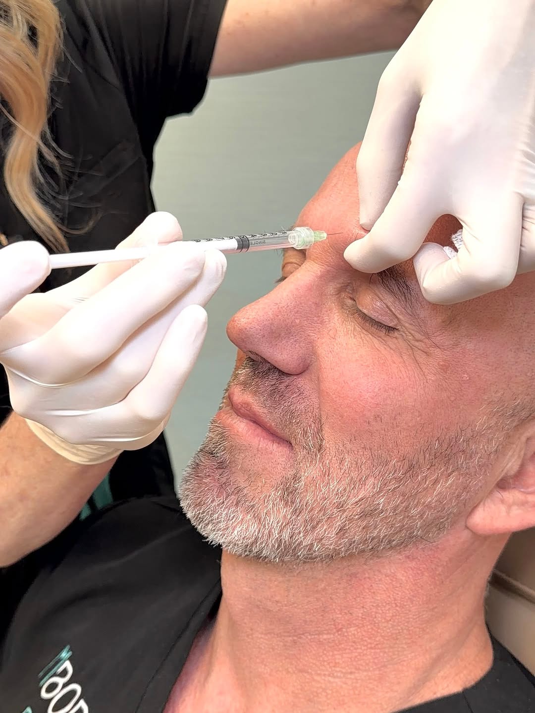 Instagram post by Dr. Eric Mariotti: Don't mind me, I'm just trying to look as youthful as Deb. #bayareamedspa #bayareaplasticsurgeon #bayareaplasticsurgery #botox #medicalspa