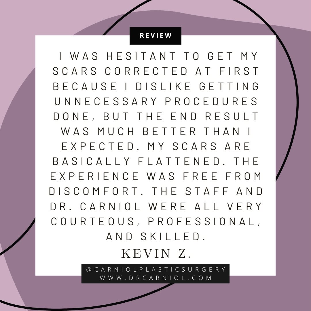 Instagram post by Dr. Eric T. Carniol: TESTIMONIAL TUESDAY✨ We’re overjoyed to hear such wonderful feedback! Thank you for your trust and support. It means the world to us! 😊 Are…