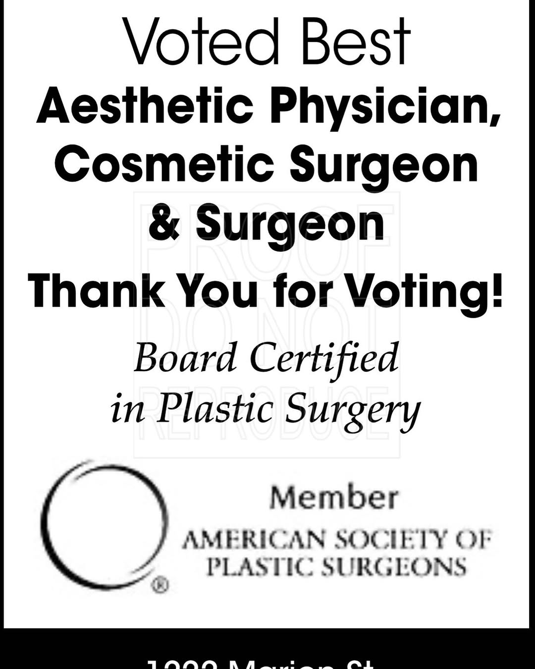 Instagram post by Dr. Eric W. Blomain: 2024 Readers Choice Awards. Thank you for voting for us!