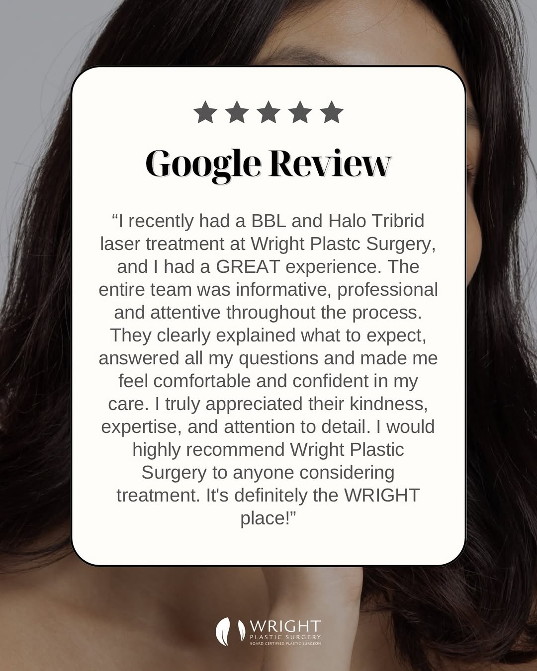 Instagram post by Dr. Eric Wright: The best compliment we can receive is the trust of our patients. From the first consultation to the final treatment, our goal is always to m…