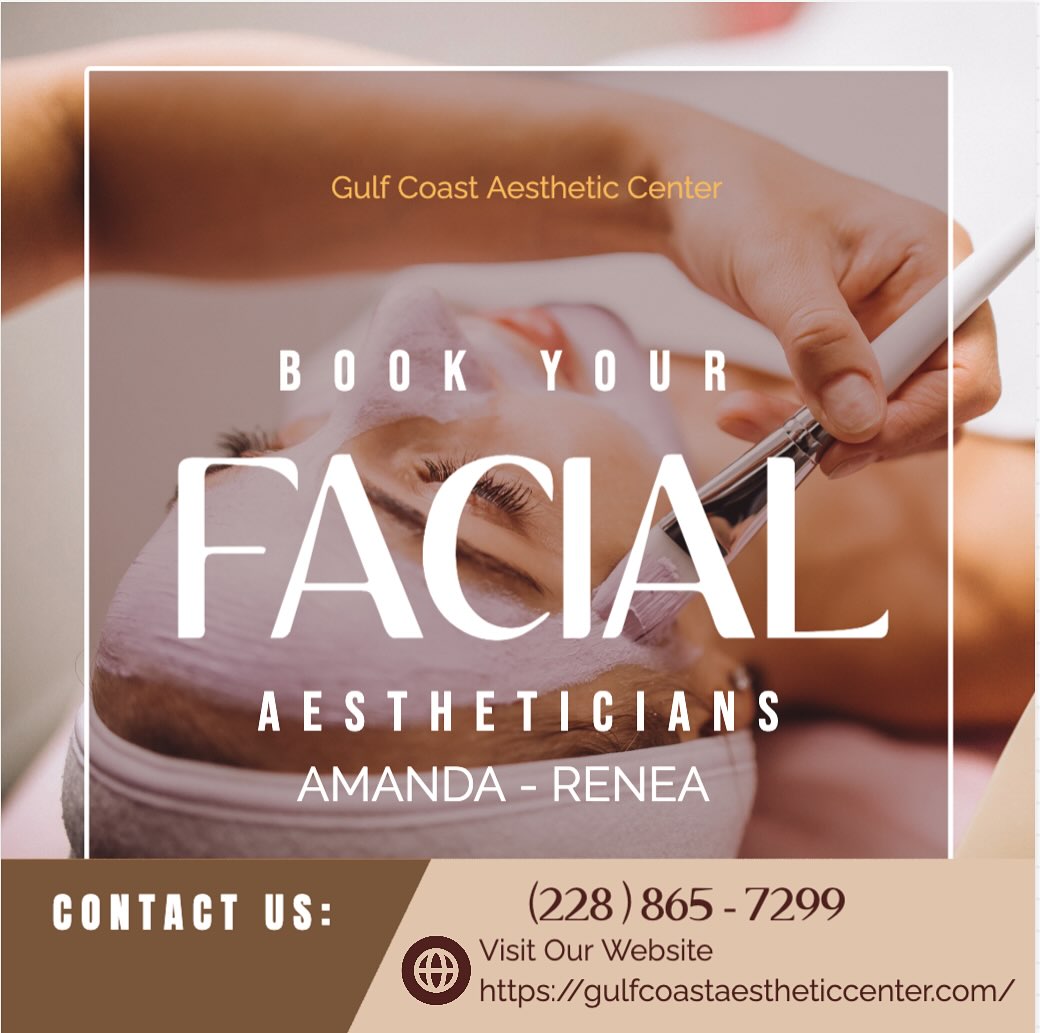 Instagram post by Dr. Eric Wyble: At Gulf Coast Aesthetics Center, we believe self-care isn’t a luxury — it’s a necessity. Regular facials do so much more than just make your…