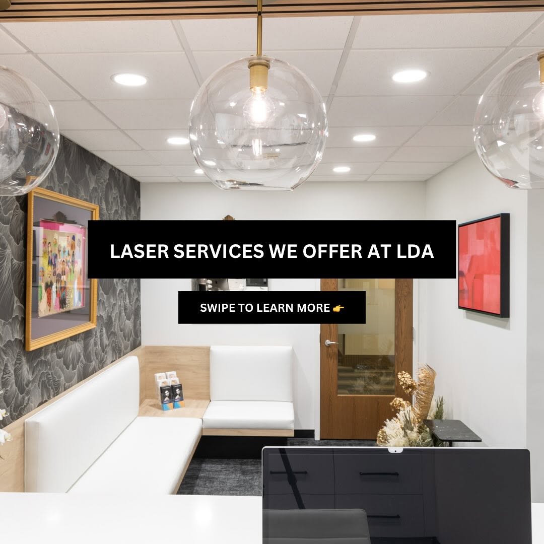 Instagram post by Dr. Erica Linnell: It’s LASER SEASON here at LDA!!! 🍂✨ As the weather starts to cool down and the seasons change, this is the perfect time to think about sche…