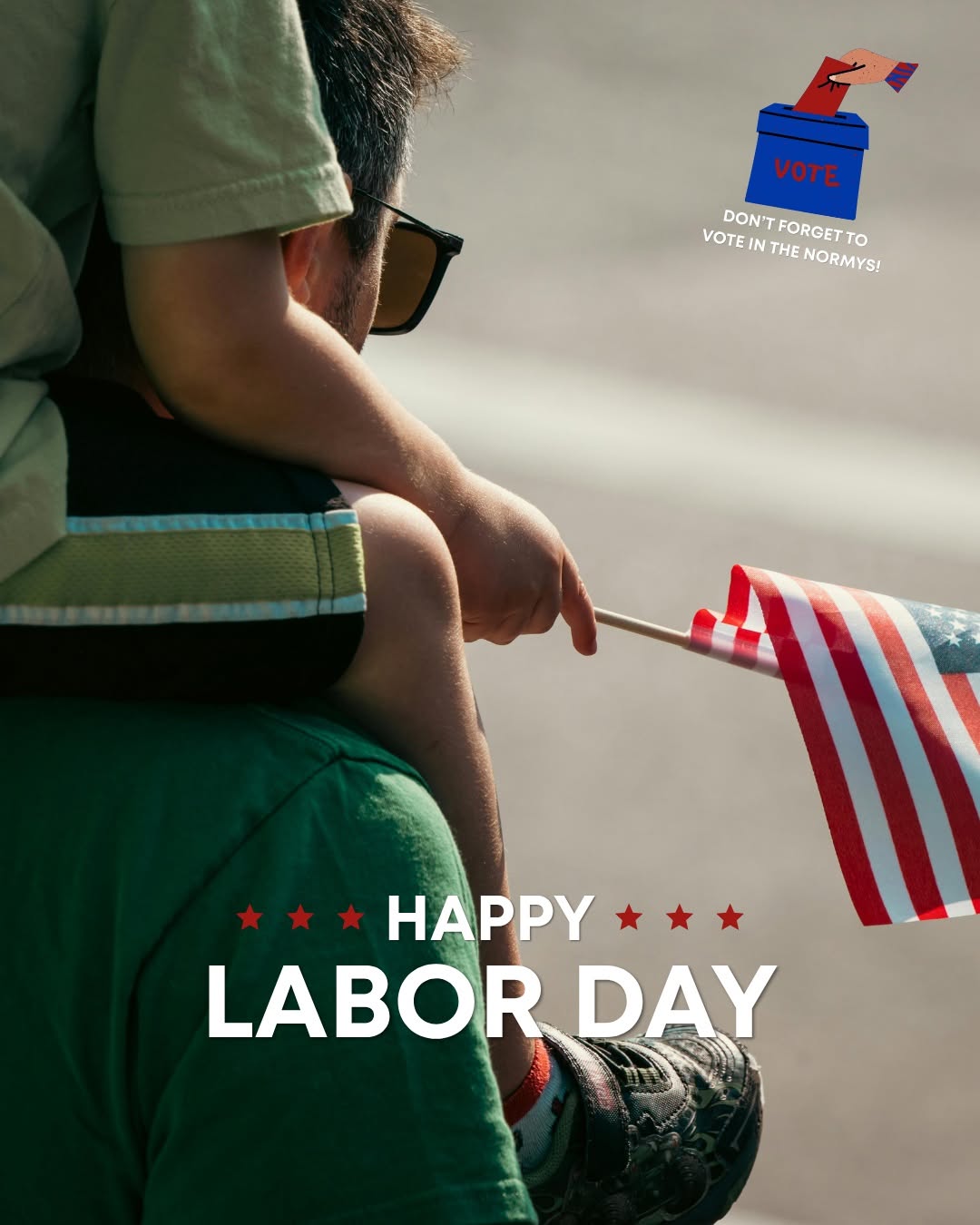 Instagram post by Dr. Erik Miles: Happy Labor Day from North Charlotte Plastic & Reconstructive Surgery! 🇺🇸 As you enjoy the long weekend, don’t forget to support your favo…