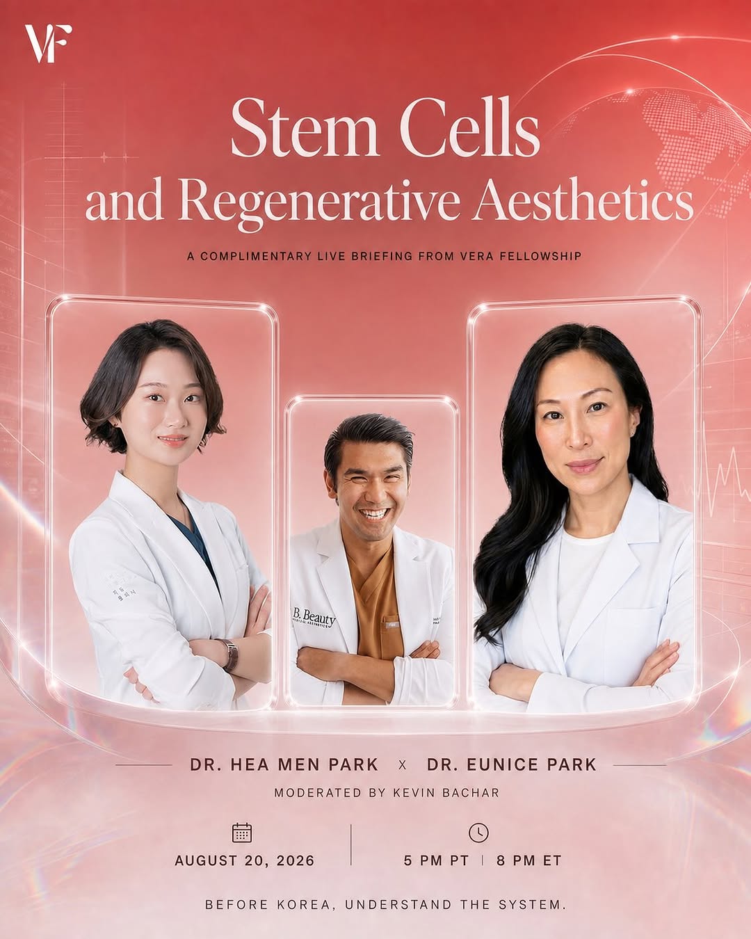 Instagram post by Dr. Eunice Park: Comment ‘EXCHANGE’ and we’ll send the complimentary registration link! One week to go, and we saved ✨ Regenerative Aesthetics✨ for last. For…