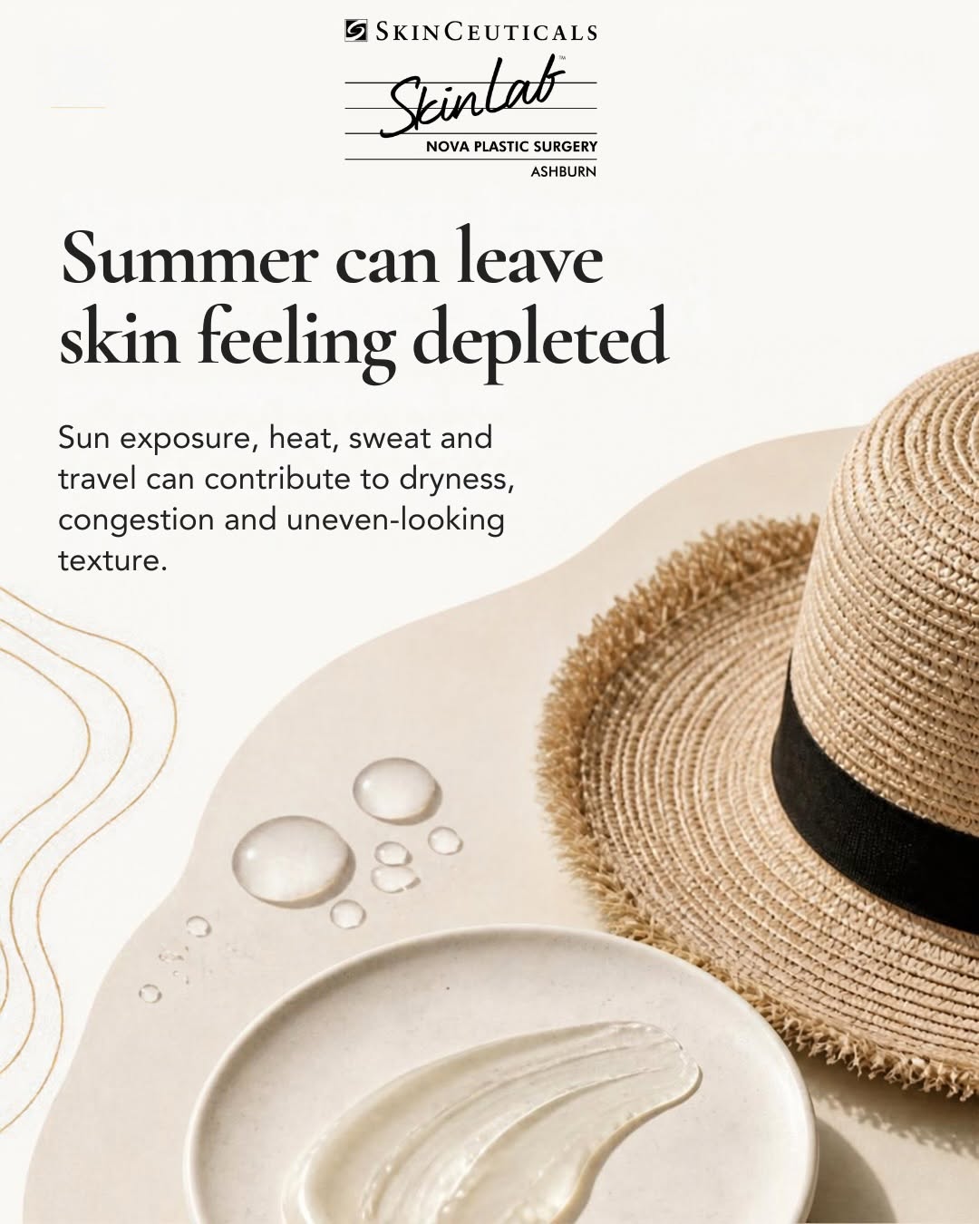 Instagram post by Dr. Fadi Nukta: Summer skin needs a reset. Between sun exposure, sweat, and humidity, your skin’s been through a lot these past few months. The HydraFacial …