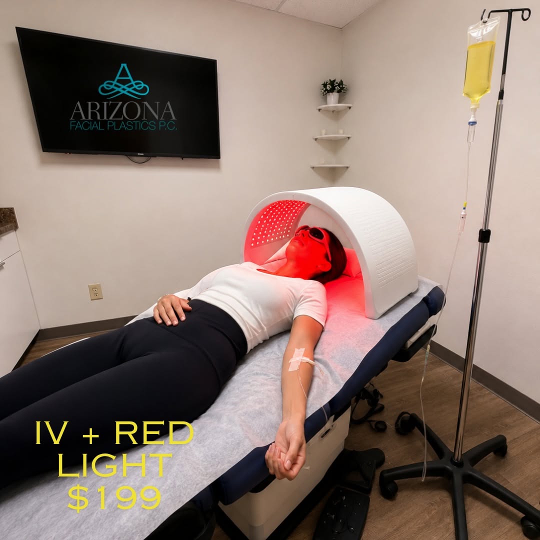 Instagram post by Dr. Farhan Taghizadeh: Recharge from the inside out ✨ Pair the wellness benefits of an Myers IV with a relaxing Red Light Therapy session for the ultimate reset. Q…