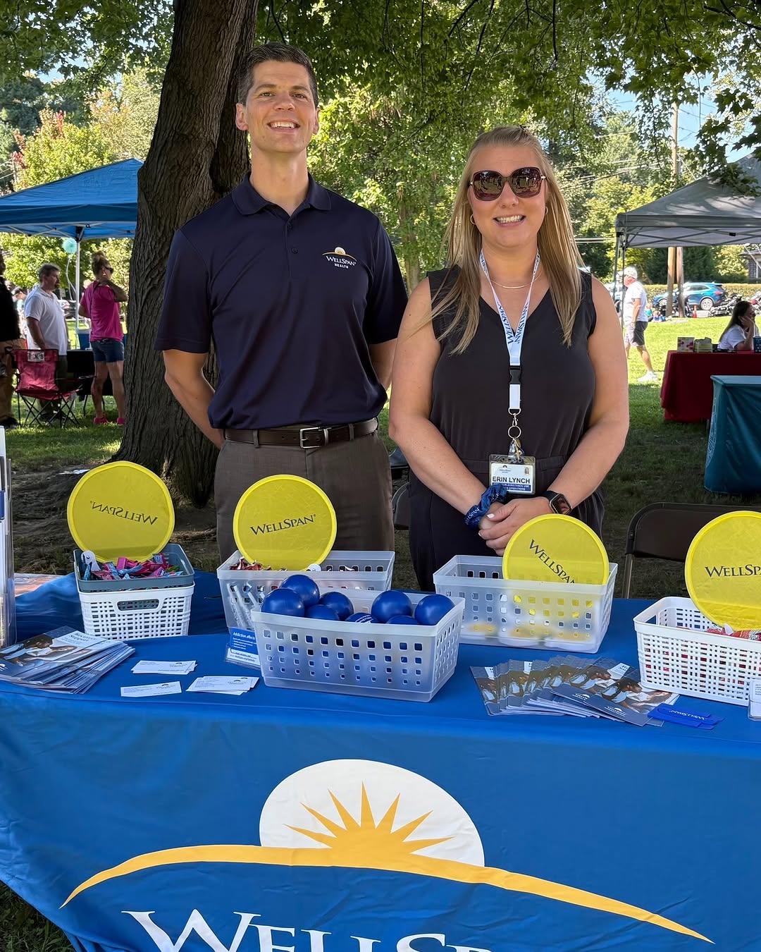 Instagram post by Dr. Felice P. Moody: Community and connection can make a difference in addiction recovery. 💙 Our WellSpan team members were honored to attend the Lancaster and …