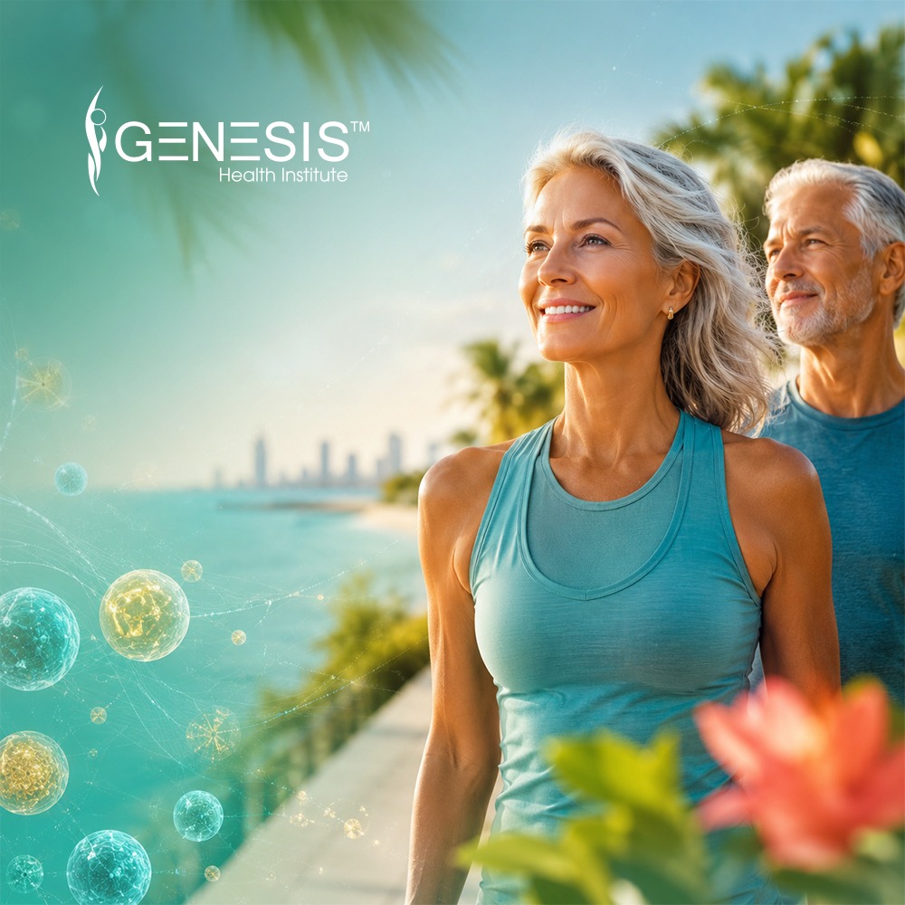 Instagram post by Dr. Ferdinand Cabrera: As we age, the body’s natural repair and communication processes can change. That is one reason exosomes are part of the growing conversatio…