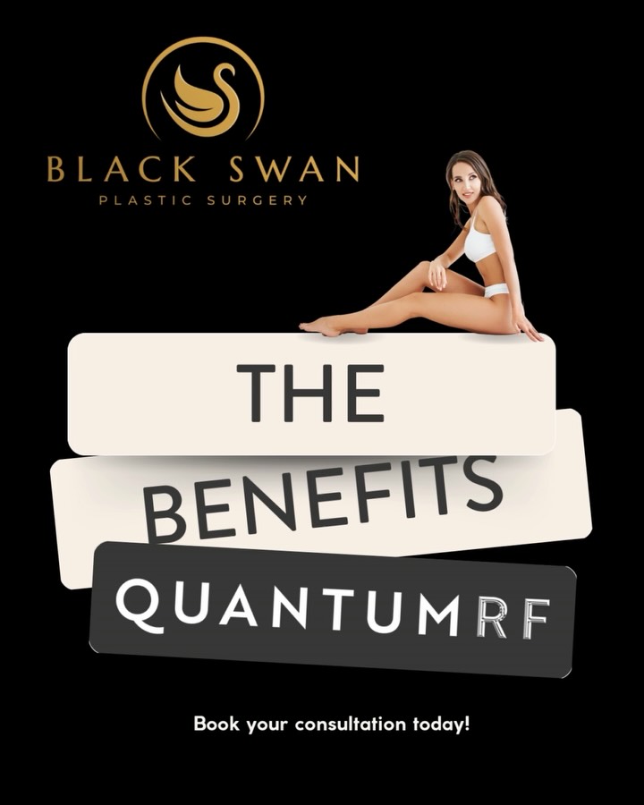 Instagram post by Dr. Fernando Ovalle Jr.: ✨ Introducing QuantumRF at Black Swan Plastic Surgery ✨ The next evolution in minimally invasive body contouring is here. In just one sessio…