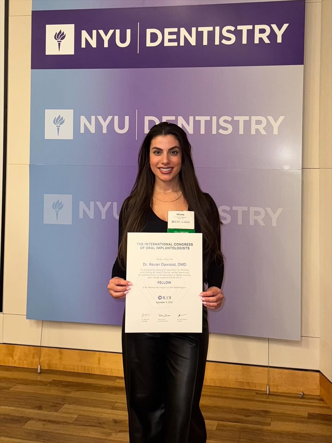 Instagram post by Dr. Frank Altier, D: Honored to receive my ICOI Fellowship. Grateful for the journey and committed to bringing the highest level of implant surgery to my communi…