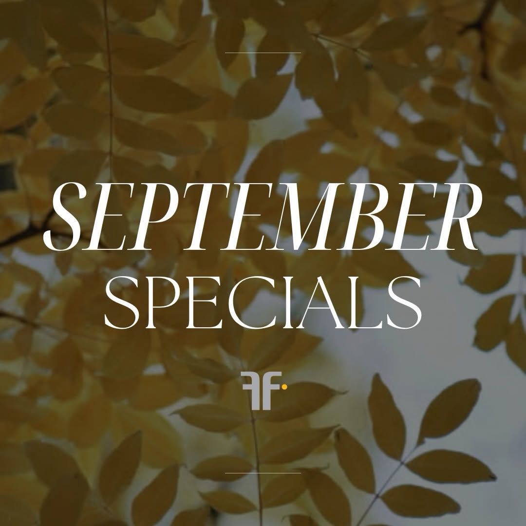 Instagram post by Dr. Frank P. Fechner: September looks good on you. ✨ New month, new ways to refresh, restore & save. Swipe through to see our September specials—including treatme…