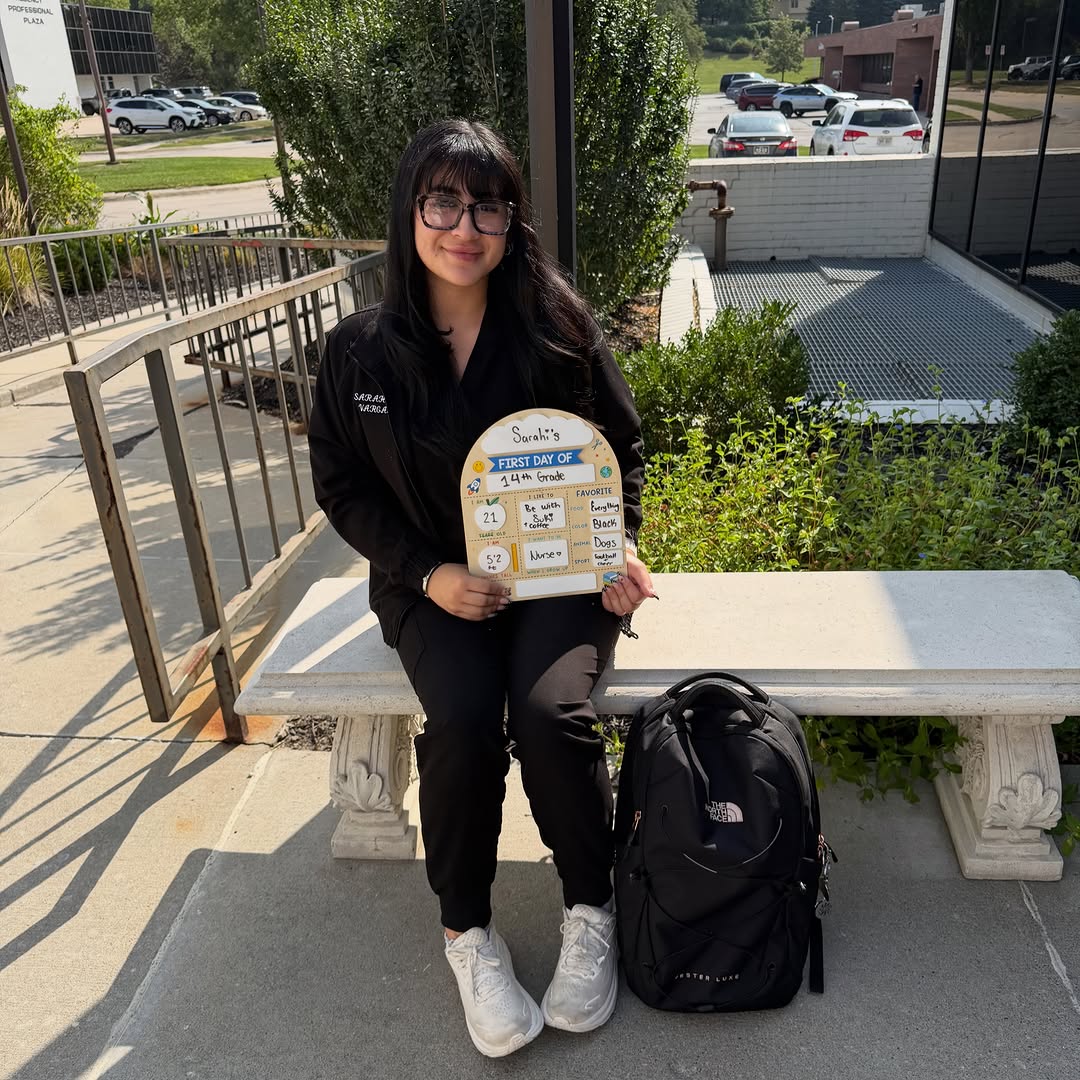 Instagram post by Dr. Frank Soto Leon: Our future aesthetic nurse is officially on her way! 🩺✨ Today is Sarahi’s first day of school, and we’re so excited to watch her start this…