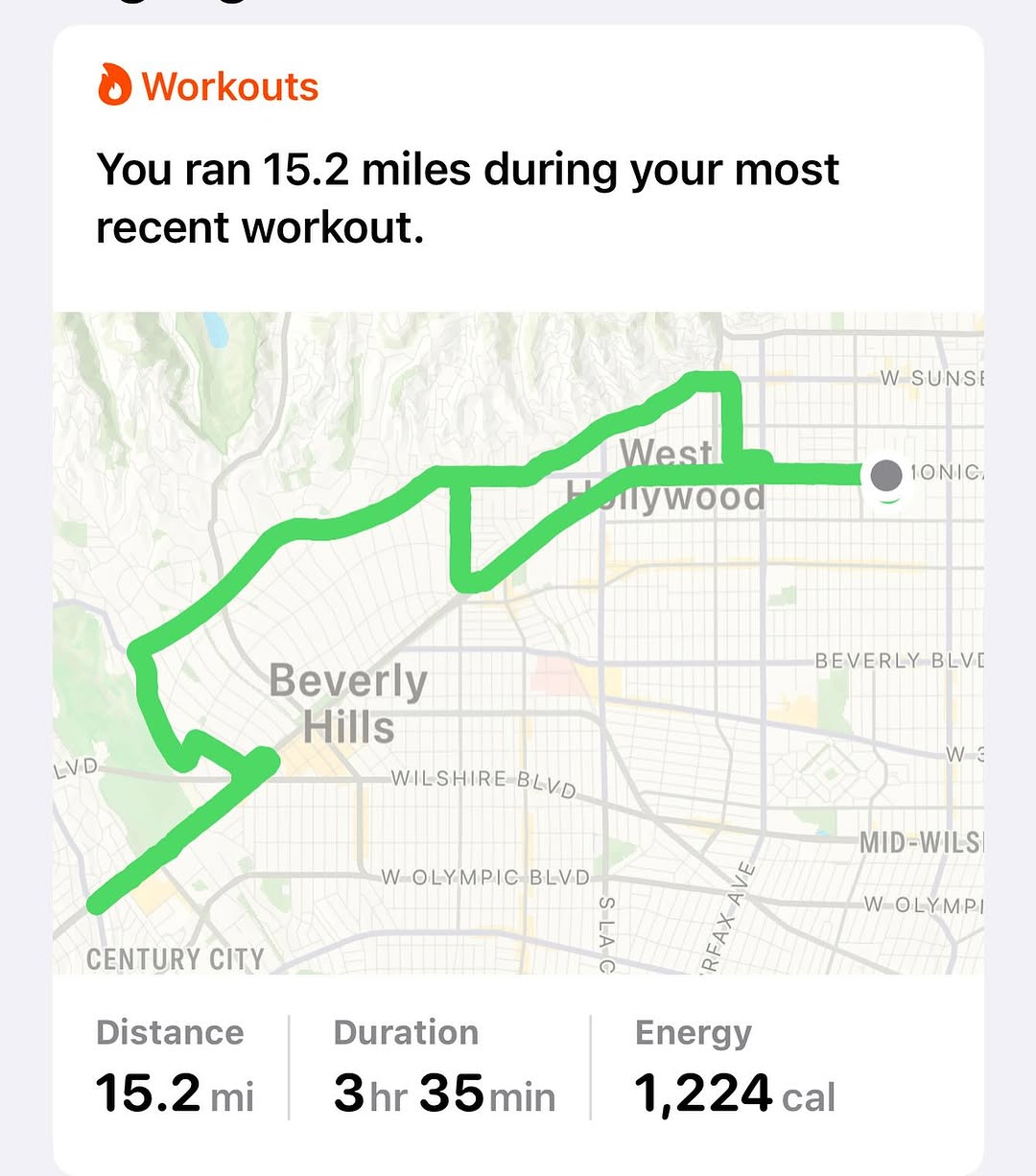 Instagram post by Dr. Gabrielle B. Davis: 15 miles. 3.5 hours. Not my fastest—but absolutely part of the process. Marathon training is teaching me patience, humility, and respect for…