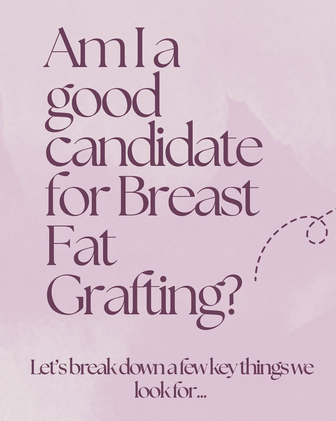 Instagram post by Dr. Gabrielle B. Davis: Could breast fat grafting be right for you? ✨ Every patient has a unique vision and the right approach starts with understanding yours. If t…