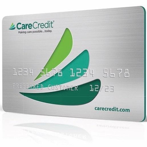 Instagram post by Dr. Garey Simmonds: We offer CareCredit, a card designed for your health and beauty needs. CareCredit can help you move forward in getting the procedure you hav…