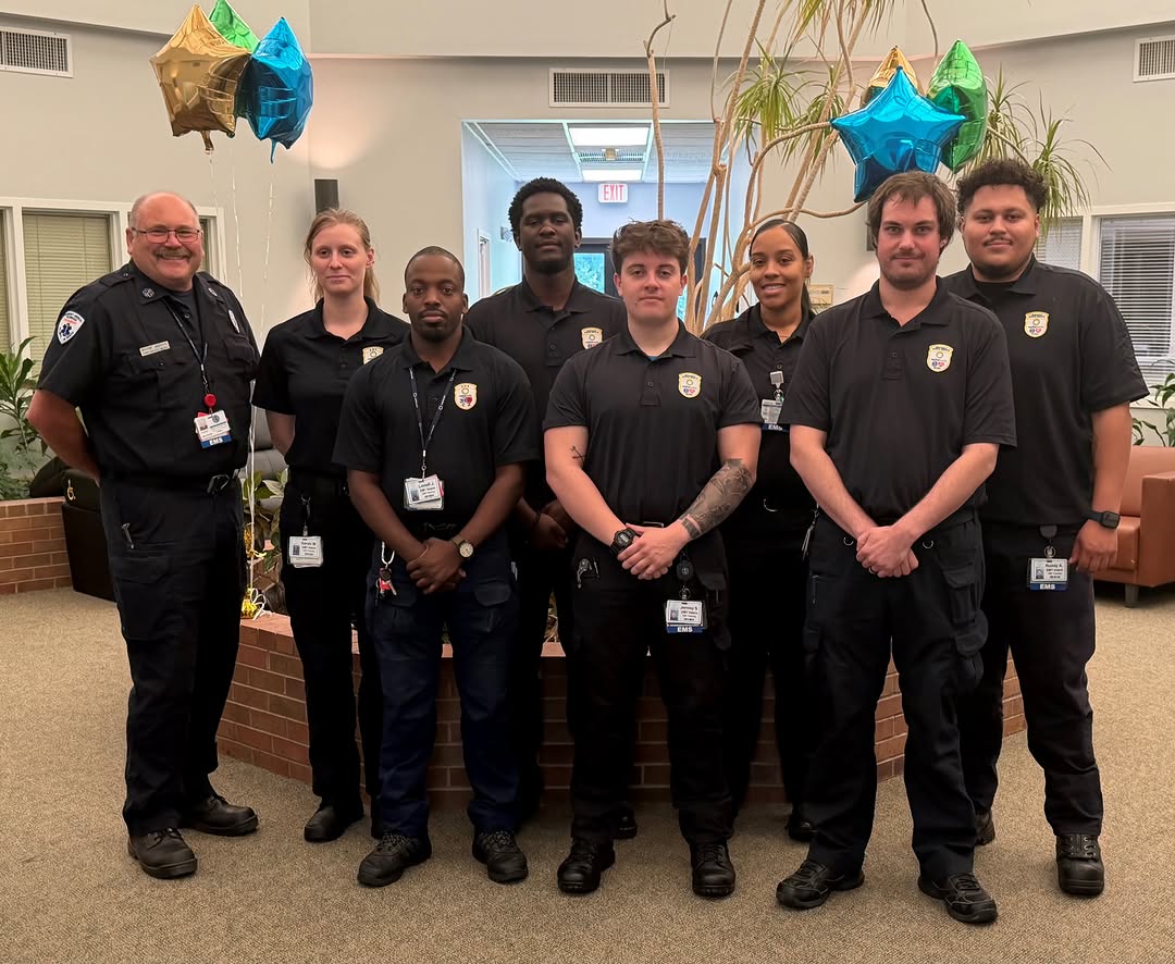 Instagram post by Dr. Gary A. Tuma: Cheers to the latest class of graduates from Capital Health’s EMT Academy – Regional Medical Center, which includes Christopher Hubbard, Jer…