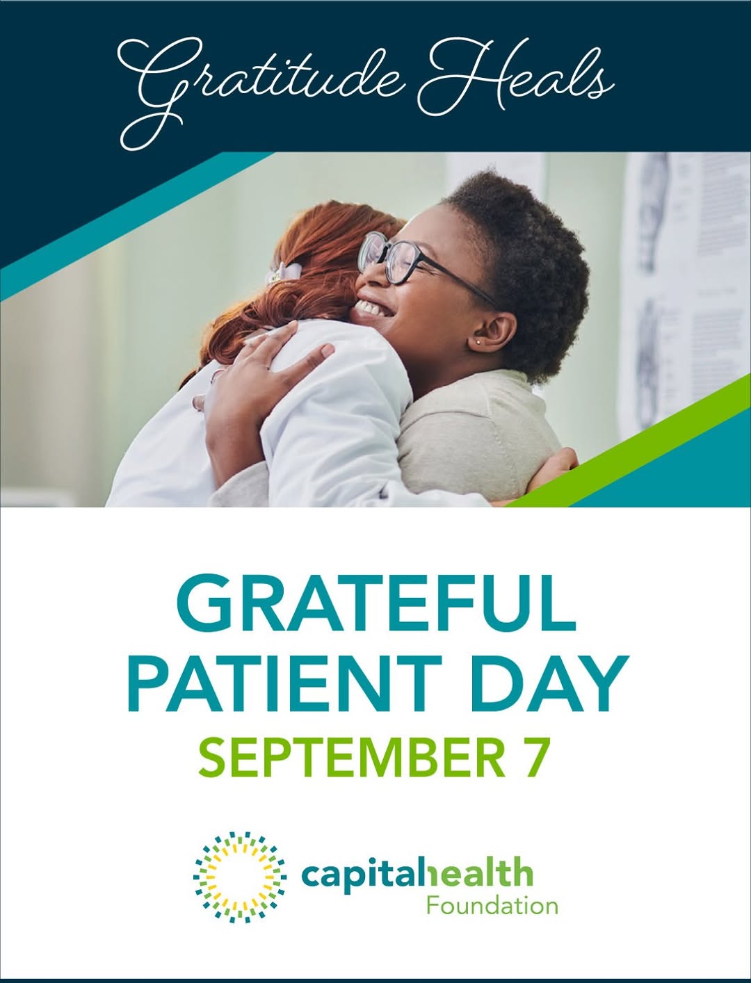 Instagram post by Dr. Gary A. Tuma: Today is National Grateful Patient Day, and we’re proud to celebrate the Capital Health physicians, nurses, and other health care profession…