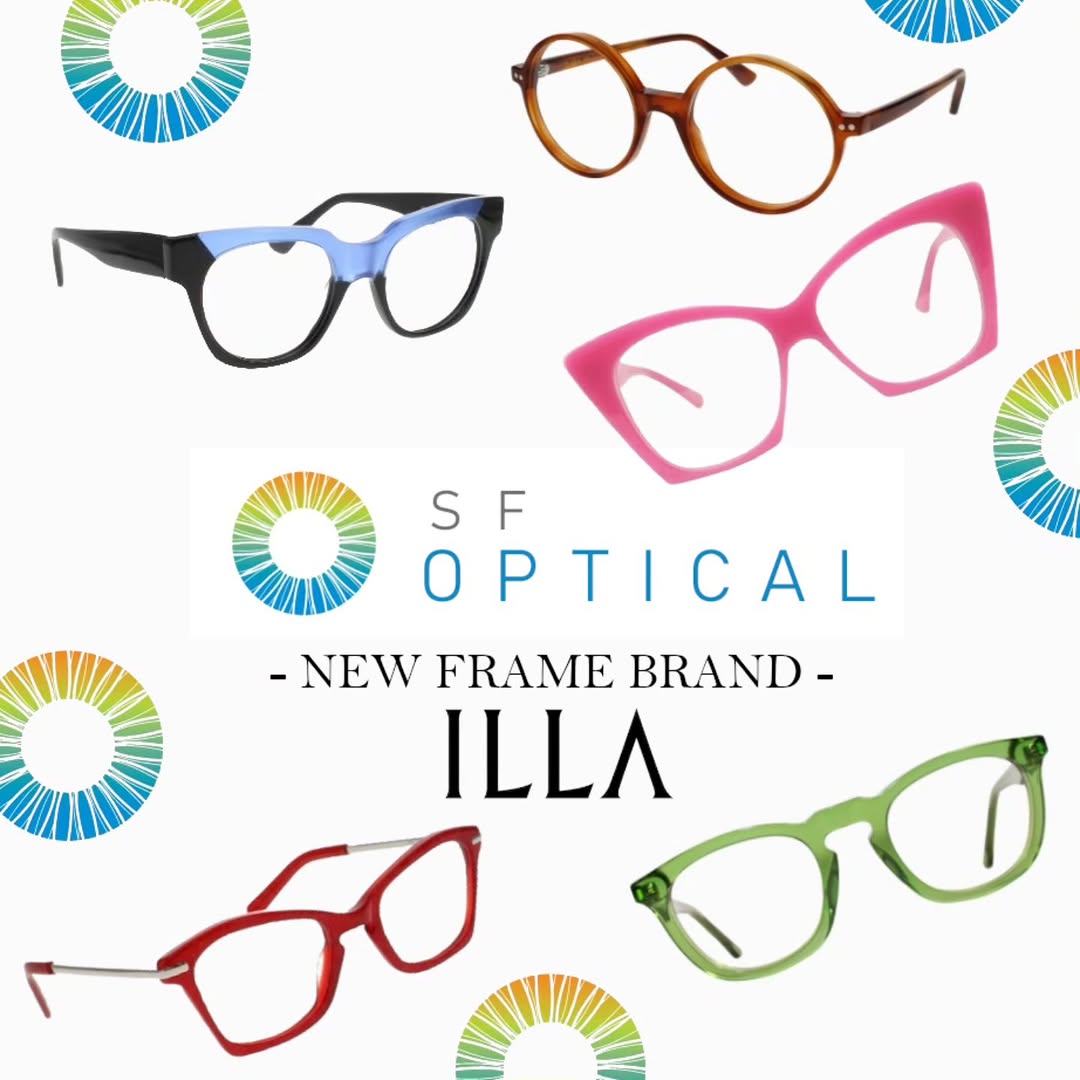 Instagram post by Dr. Gary L. Aguilar: ✨️ We are now featuring a new brand in our SF Optical shop, @illaeyewear ! ✨️ Stop by our optical dept located conveniently in our office to…