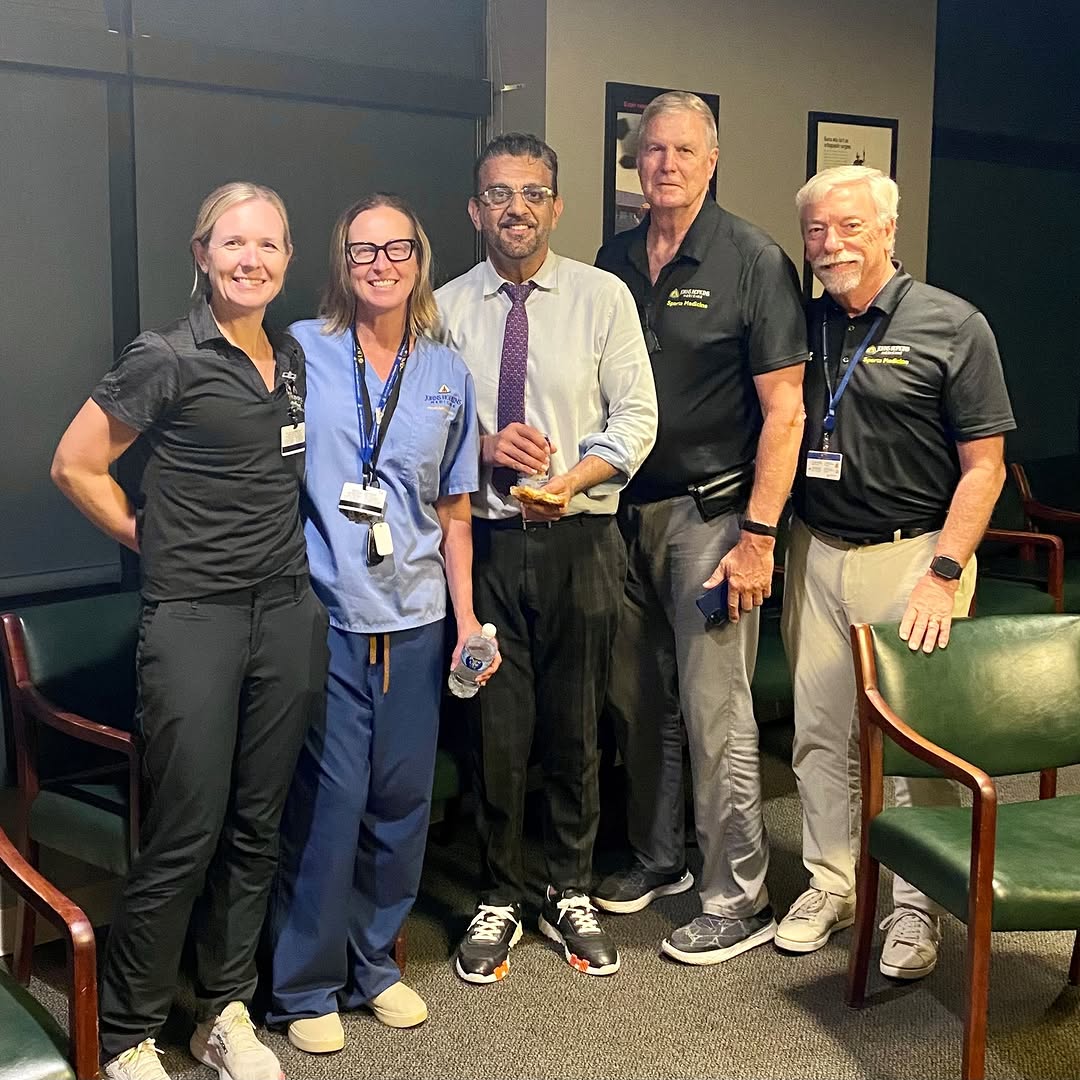 Instagram post by Dr. Gedge David Rosson: More than 150 Baltimore City student-athletes. 50 Johns Hopkins Medicine volunteers. And a strong showing from our Advanced Practice Provide…