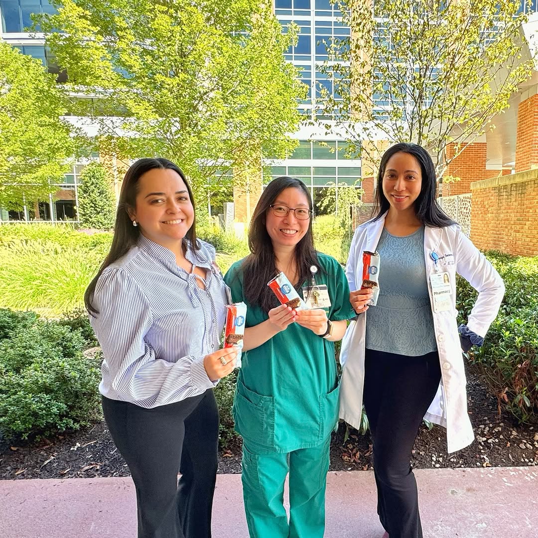 Instagram post by Dr. Gedge David Rosson: Last Tuesday, @sibleymemorialhospital celebrated the last days of summer with a popsicle party in Marilyn’s Garden. Our Sibley team works ha…