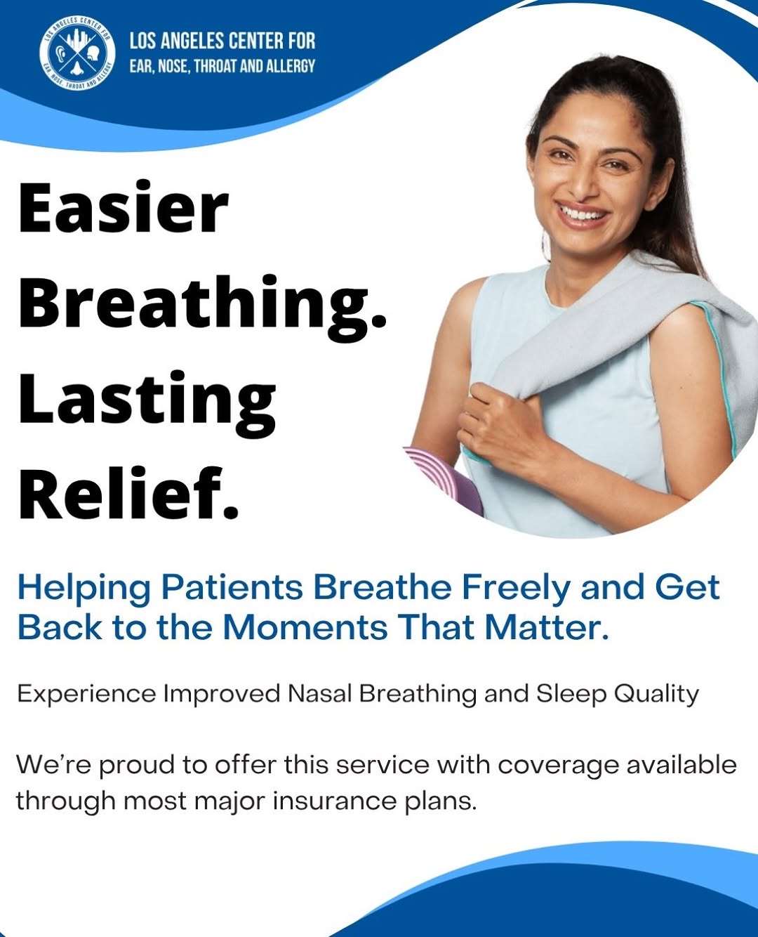 Instagram post by Dr. Geoff Trenkle, DO: Having trouble breathing through your nose? A blocked or stuffy nose can make everyday activities, exercise, and sleep more difficult. VivAe…