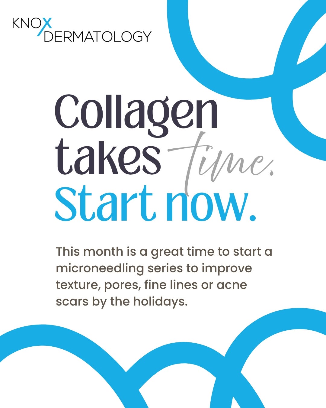 Instagram post by Dr. George A. Wooming: Want smoother, brighter skin by the holidays? ✨ Now is the time to start. SkinPen Microneedling works by stimulating your skin's natural col…