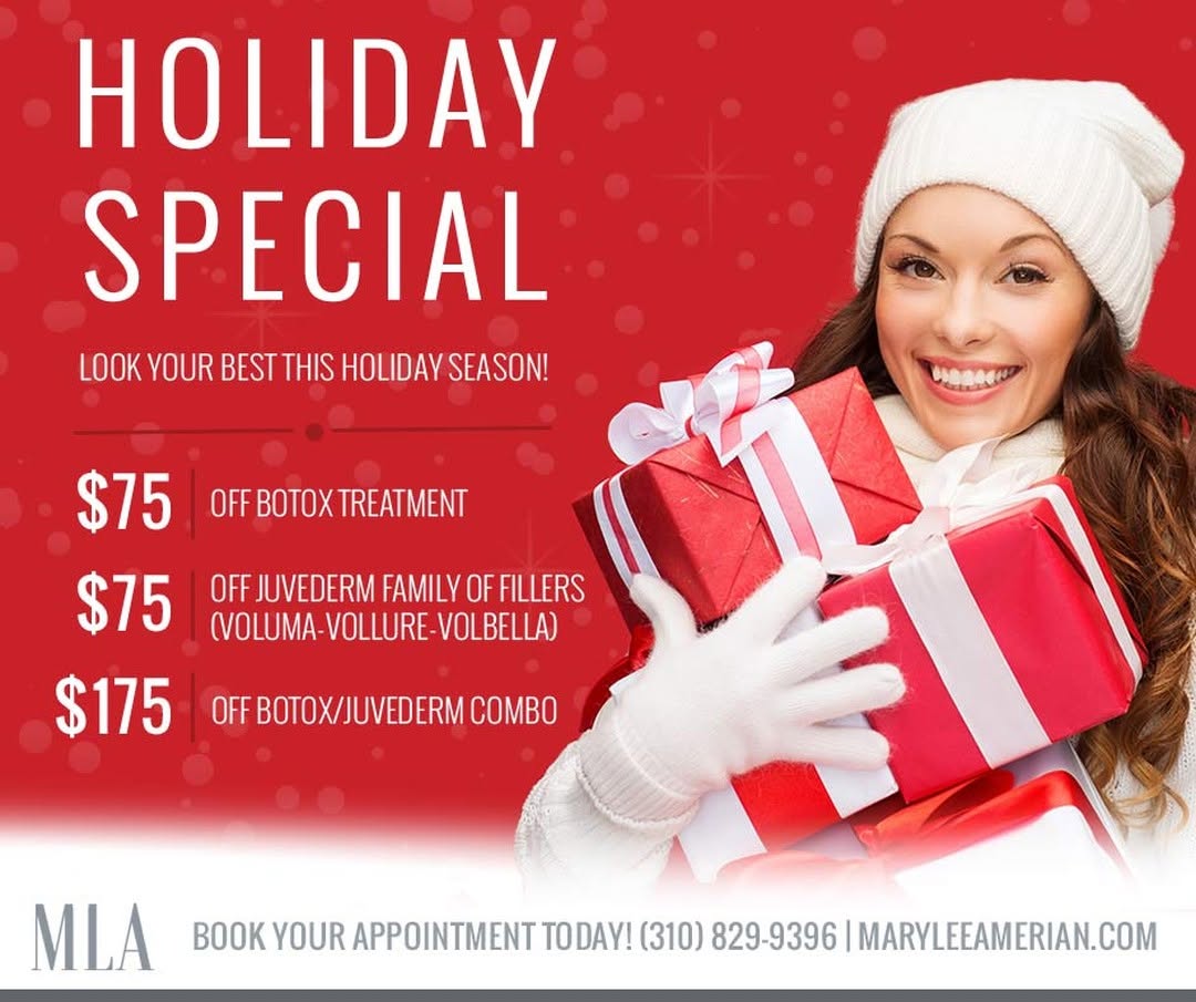 holiday special botox juvederm fillers