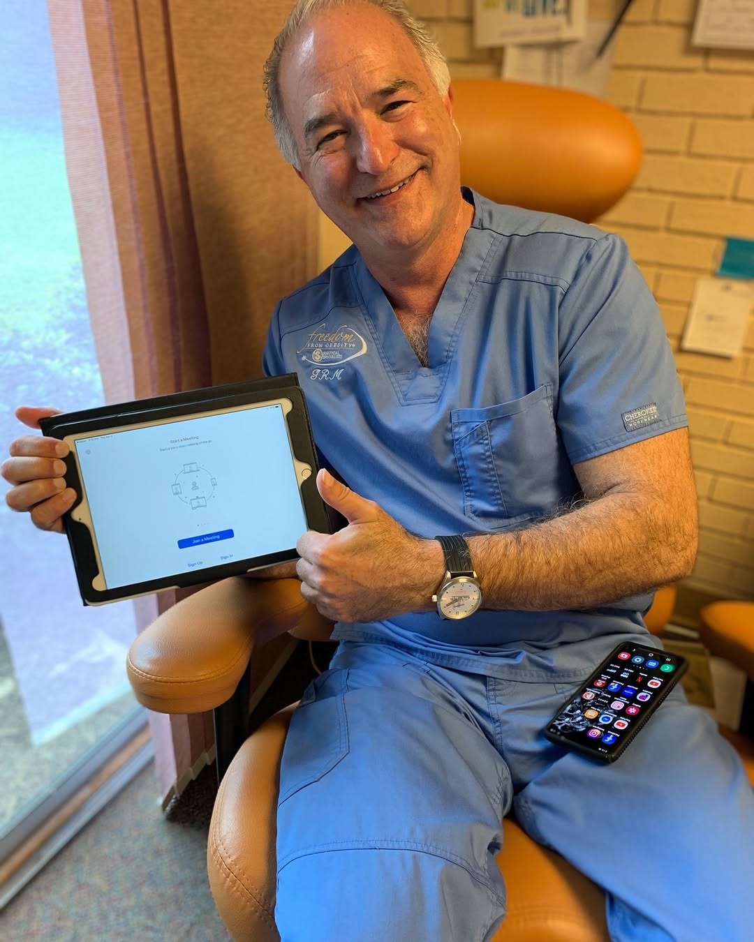 Instagram post by Dr. George R. Merriman II: Register for a Free, Live Webinar with Dr. Merriman to get started on your journey to #FreedomFromObesity https://freedomfromobesity.com/sem…