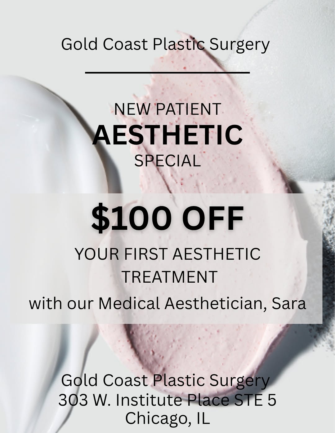 Instagram post by Dr. George T. Moynihan: ✨ NEW PATIENT AESTHETIC SPECIAL Ready to take the first step toward your aesthetic goals? We’re offering $100 OFF your first aesthetic treat…