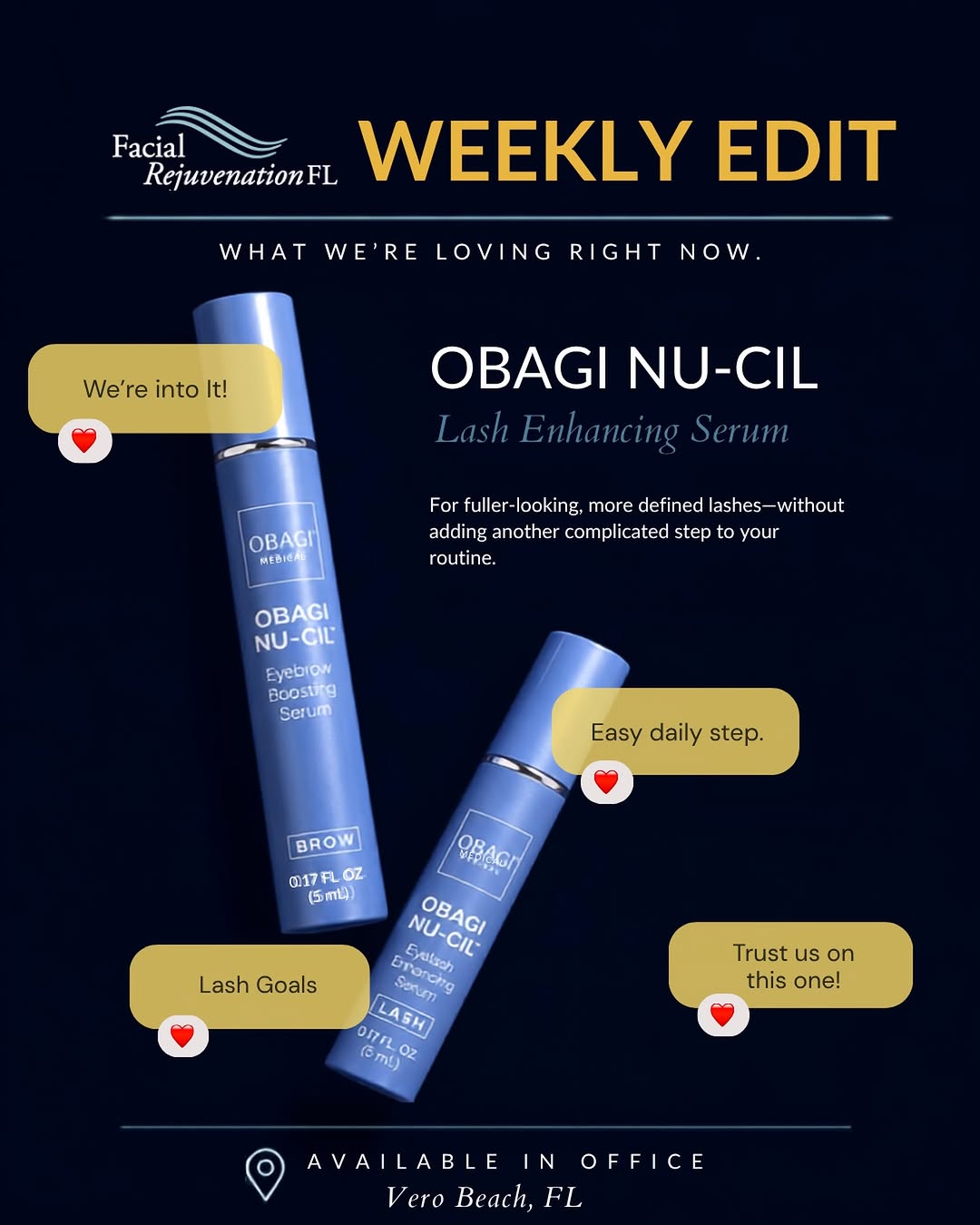 Instagram post by Dr. Gerald Pierone Jr.: Think: Lash goals. One easy daily step. A little extra love for your lashes. If you’ve been asking what we’re loving lately, consider this a…